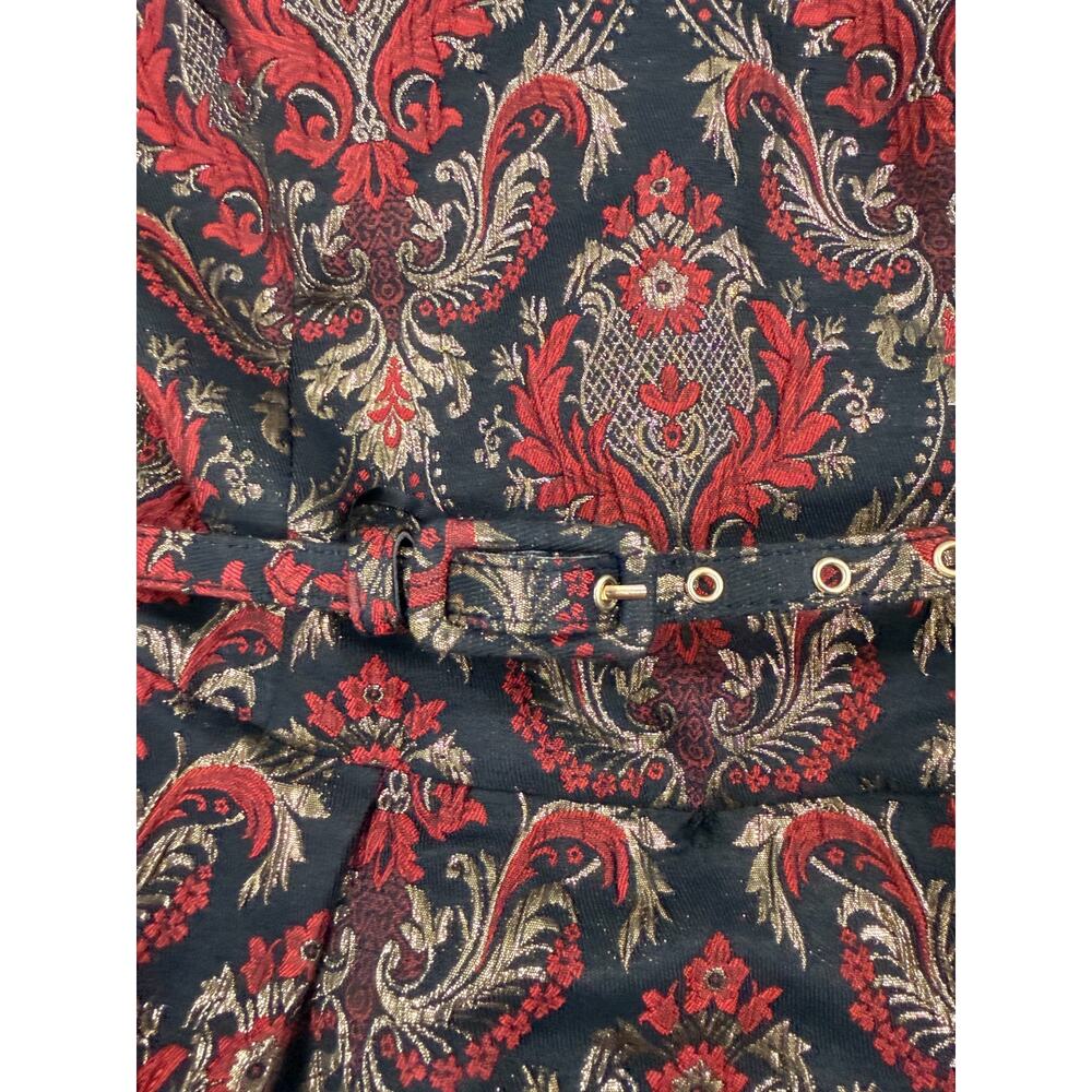 Vince Camuto Dress Womens 16 Multicolor Damask Jacquard Fit & Flare Cocktail NWT - Picture 10 of 10